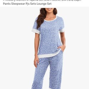 Women's Blue Pajama Set
